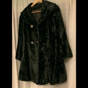 Vintage Unbranded Black Faux Fur Coat